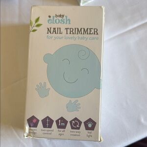Baby elosh Blue Baby Nail Trimmer - Gentle Infant Nail Care